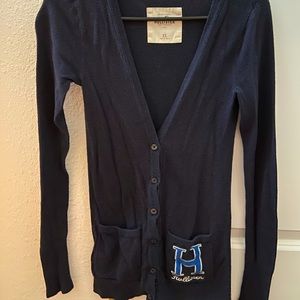 Hollister button down cardigan